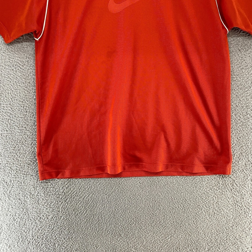 Nike Y2K T-Shirt Mens Large Orange Short Sleeve Vintage Wicking Workout - Picture 3 of 12